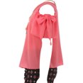 thumbnail image 3 of Big Girl Cold Shoulder Top Shirt Short Ruffle Pant Summer Girl Clothing Set Coral 14 JKS 2113 BNY Corner, 3 of 3
