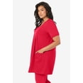 thumbnail image 3 of Roaman's Women's Plus Size Two Pocket Soft Knit Swing Tunic, 3 of 6