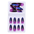 thumbnail image 1 of Consejos para uñas postizas, uñas postizas en punta con gradiente, uñas postizas de cobertura completa, uñas postizas con gradiente, las mejores de su clase, 1 of 8