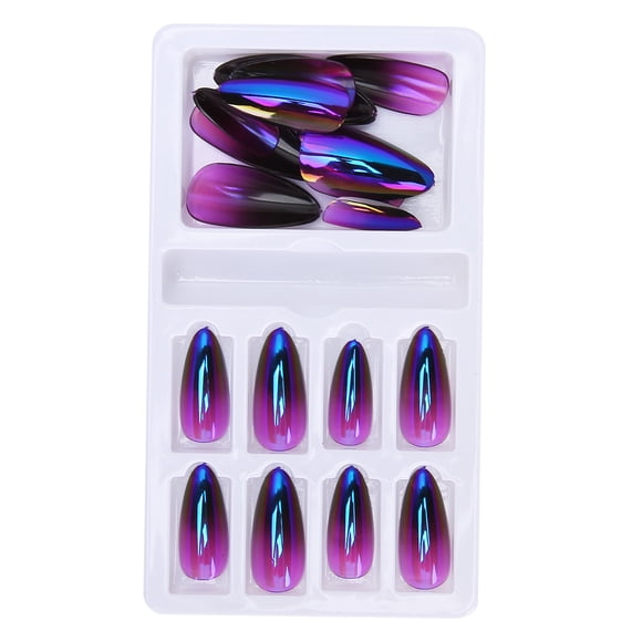 Consejos para uñas postizas, uñas postizas en punta con gradiente, uñas postizas de cobertura completa, uñas postizas con gradiente, las mejores de su clase
