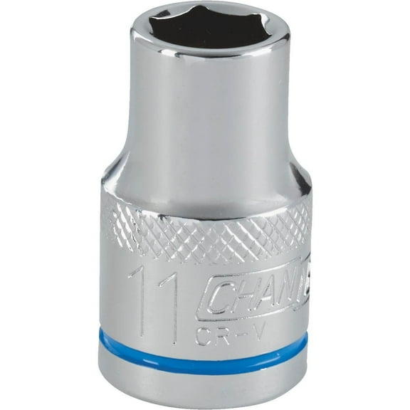 Channellock 1/2" Drive 11 mm 6-Point Shallow Metric Socket