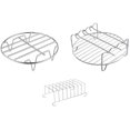 thumbnail image 1 of Generic Stainless Steel Air Fryer Rack Double Grill and Toast Steaming, 1 of 6