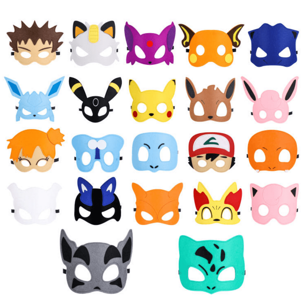 Free Printable Pokemon Mask Template