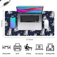 thumbnail image 5 of Long Mouse Pads for Desk,Siberian Husky Desk Mats on Top Of Desks, Desk Mouse Pad Extra Large with 3mm Non-Slip Base and Stitched Edge for Gaming,Office,Work,Home 31.5"x15.7", 5 of 6