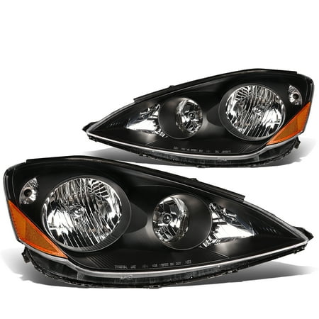 Siena Corner - For 2006 to 2010 toyota Sienna Headlight Black Housing Amber Corner Headlamp 07 08 09 XL20 2nd Gen Left+Right