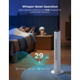 thumbnail image 4 of GoveeLife Ventilador de torre blanco para dormitorio, ventilador de piso inteligente de 36 pulgadas con control de aplicación/voz, sensor de temperatura, 5 modos 8 velocidades (25 pies/s), ventilador, 4 of 5