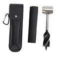 thumbnail image 3 of Hand Auger Wrench, Easy Usage Multifunctional Wood Drill Bit Tool Portable Practical  For Outdoor Activity Black PU Leather Bag And Holster, 3 of 8