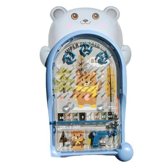 Pinball Game Classic Educational Toy Random Color Cute Animal Frog Shape Pinball Machine For Kids Pinball Game