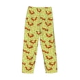 thumbnail image 5 of Xecao Floral Squirrel Men's Straight Lounge Pajama Pants: The Ultimate in Comfortable Sleepwear, 5 of 9
