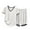 White, variant on Idoravan Women Sets Clothing Casual Womens Sets 2 Piece Outfits Lounge Ladies Fashion Shorts Two Piece Solid Color Short Sleeve Casual Suit