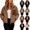 Coffee, variant on UQJfacai Sherpa Fuzzy Fleece Jacket For Women Zip Up Stand Collar Coat With Chest Pocket Fall Winter Casual Outwear