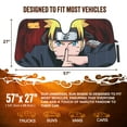 thumbnail image 6 of Naruto Shippuden Officially Licensed Windshield Sun Shade - Car Sun Shade Fits Most Autos, Trucks, SUV, & Van - Akatsuki Naruto Merch & Anime Accessories for Cars - Sunshade Car Windshield - 57 x 27", 6 of 8
