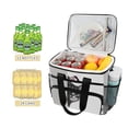 thumbnail image 2 of FORMRS Insulated Cooler Bag 24 Cans Capacity Soft Leakproof Lunch Box with Side Pockets, Black Cute Cat, 2 of 7