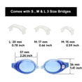 thumbnail image 2 of Customized Children Swimming Goggles Adult Waterproof Adjustable Silicone UV Protection Portable Anti-Fog Practical Professional Sports Swimming Glasses, 2 of 7