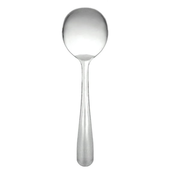 Excellante Flatware-Windsor medium weight 18/0 from 1.5 mm thickness stainless steel bouillon spoon, comes in dozen