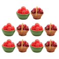 thumbnail image 2 of Mini Fruit Baskets Decorative Fruit Basket Crafts For DIY Projects 2.2X2CM Multi Color 10Pcs, 2 of 5