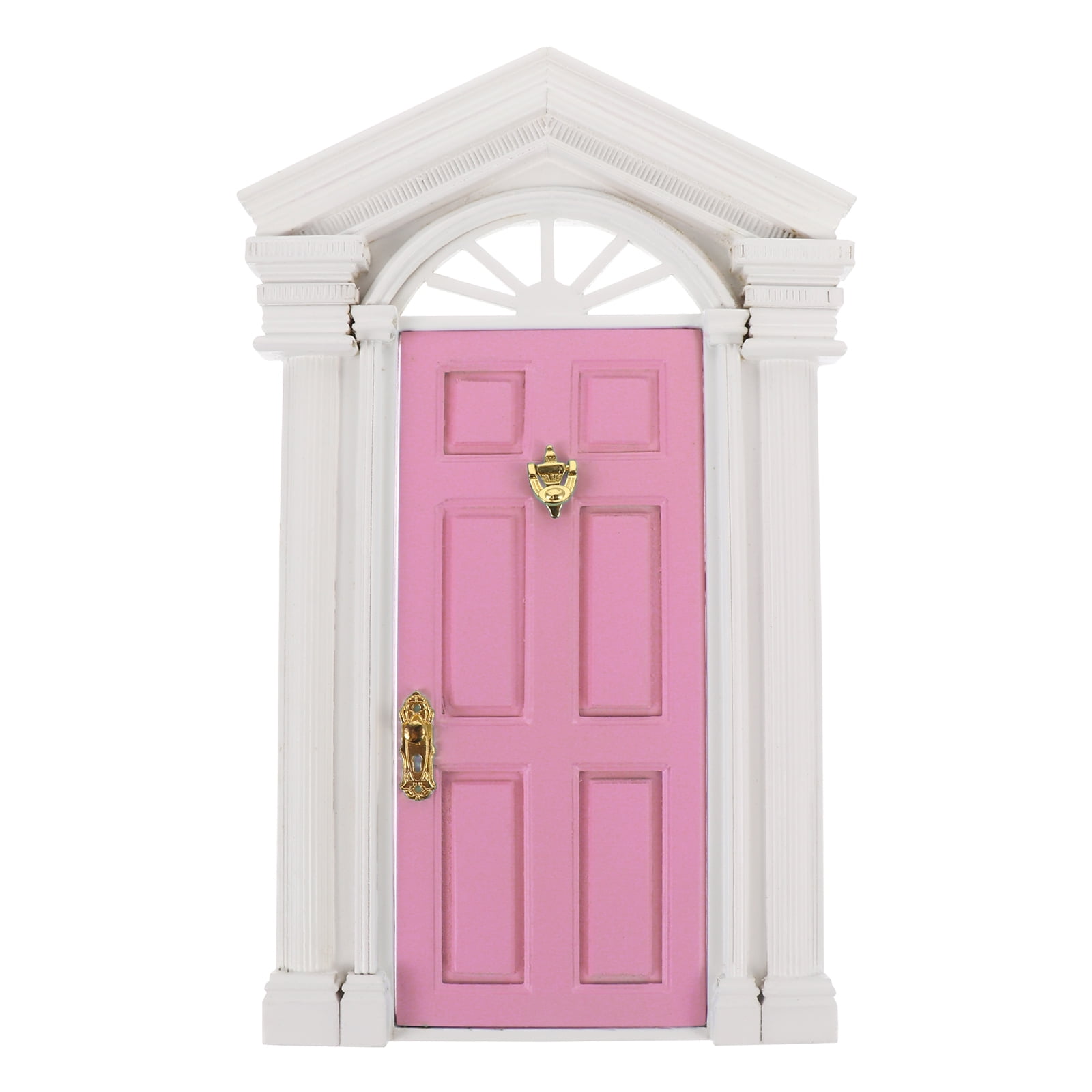 NUOLUX Simulation Mini House Door Miniature Door Toy Mini DIY Wooden diy-mini-house