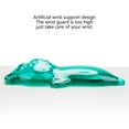 thumbnail image 4 of Transparent Silicone Wrist Rest Pad - Crystal Mouse Hand Pillow, Soft Support, Waterproof, 14.5x9.1x2.6cm, Green/Blue/Pink for Office Desk Work, 4 of 6