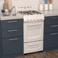thumbnail image 2 of Avanti 20" Gas Range Oven with Solid Metal Door, in White (GRO20P0W), 2 of 13