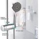 thumbnail image 5 of boucle Grise - Soporte De Ducha Principal Remplaable 18 - 25mm Diamtre Rglable Abs Support De Tte De Douche, 5 of 5