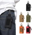 thumbnail image 2 of PrimeGo Mini Tactical Pouch Zippered EDC Utility Pouch with Carabiner Military Keychain Pouch Wallet for Belt Backpack Camping Hiking Hunting, 2 of 7