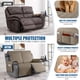thumbnail image 4 of Funda de mueble TAOCOCO impermeable para sillón reclinable de 2 plazas, color marrón, 4 of 8