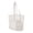 Beige, variant on ibiyuan Travel Tote Bags For Women Breathable Solid Mesh Summer Beach Shoulder Tote Bag for Women, Portable Outdoor Travel Shopping Handbag Big Sister Gift