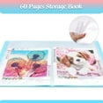thumbnail image 6 of ZYNERY 2 Pack A3 Diamond Painting Storage Book, 60 Pages Art Portfolio Diamond Art Storage Large Art Folder - Suitable for 12x16 inch Art Painting (Pink + Blue), 6 of 8