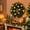 227#Green, variant on 12 Pack Flocked Christmas Ball Ornaments, Lightweight Quick Hanging Baubles, Multi Style Reusable Pendant for Hotel Mall Wedding Xmas Indoor Commercial Decoration