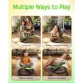 thumbnail image 3 of Kids Spinning Chair, Light Green Wobble Stool Carousel Spin Sensory Chair for Kids Improving Physical Coordination Child Age 2-10 ADHD Chair Non-Slip Metal Base Ideal Companion for Autism Children, 3 of 6