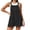 Black|Polka Dots, variant on Overall Romper Shorts for Women with Pockets Adjustable Strap Summer Loose One Piece Short Bibs Jumpsuits (XL, Hot Pink|Stripes)