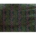 thumbnail image 4 of oneOone Georgette Viscose Fabric Leaves & Floral Block Print Fabric BTY 42 Inch Wide, 4 of 4
