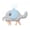 Gray, variant on Baby Vibrating Sleep Soother Dinosaur 3 Adjustable Vibration Modes Portable Sleep Soothing Doll Toy