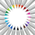 thumbnail image 3 of Sharpie Electro Pop Permanent Markers, Ultra Fine Point, Assorted Colors, 24 Count, 3 of 9