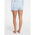 thumbnail image 3 of No Boundaries Sleep Pointelle Knit Shorts, Women’s XXS-3X, 3 of 4