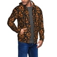 thumbnail image 3 of Zip Up Hoodies for Men - halloween pumpkin design Long Sleeve Comfrt Men'S Fashion Hoodies & Sweatshirts, Jackets for Men Hoodies Pullover Clothing Clothes with Pouch, 3 of 5