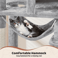 thumbnail image 3 of Yaheetech 71''H Multi-Level Cat Tree Tower with Condos, Light Gray, 3 of 10