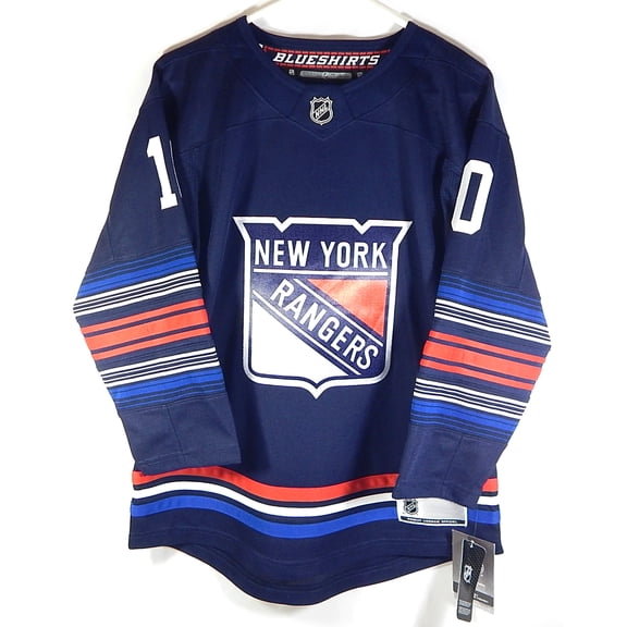 Artemi Panarin #10 New York Rangers NHL Blueshirts Jersey Navy Youth S / M