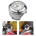 thumbnail image 3 of koolsoo figatia Motorcycle Handlebar Mount Clock for Helicopter Cruiser Wear-Resistant White, 3 of 8