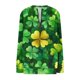 thumbnail image 2 of TaTaai Women's St. Patrick's Day Print Loose Round Neck Sweatshirt Casual Long Sleeve Pullover Top Soft Comfortable for Daily Home Office Streetwear Spring Fall Winter Gift, 2 of 5