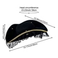 thumbnail image 2 of Slccxzc Non Woven Fabric Tricorn Pirate Hat Lace Trim Adult Headwear, 2 of 7