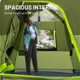 thumbnail image 2 of TIMBER RIDGE 5 Person SUV Tent Weather Resistant Portable for Car SUV Van Camping, Includes Rainfly and Storage Bag, Green, 2 of 9