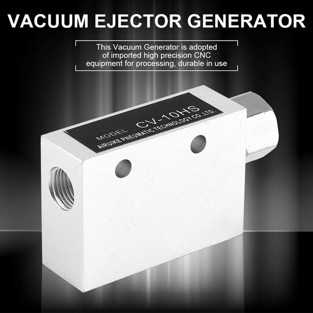 C HS Vacuum Generator,CV-10HS 1/8"PT Female Thread Vacuum Ejector Generator Vacuum Generator Unbeatable Value