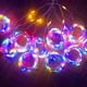thumbnail image 2 of 3x3m 300LED Lámpara de cortina Alambre de cobre Fairy String Light Decor (Colorido) Likrtyny Lamparas Hogar Multifuncional, 2 of 8