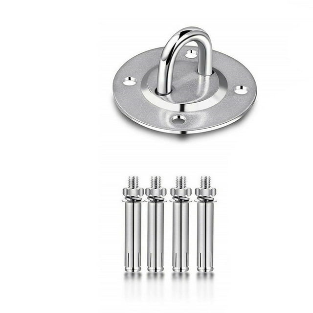 3set Wall Mount Bracket Hook Stainless Steel Suspension Ceiling Hammock-Hanger