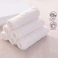 thumbnail image 6 of Conairie Washable Cotton Diaper for Reusable Breathable Soft Gauze Cloth Nappies with Absorbent White 0M-6M, 6 of 7