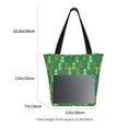 thumbnail image 3 of KLL Tote Bag for Women Pineapples1 Print Shopping Grocery Reusable Bags for Office School Shopping Travel, 3 of 6