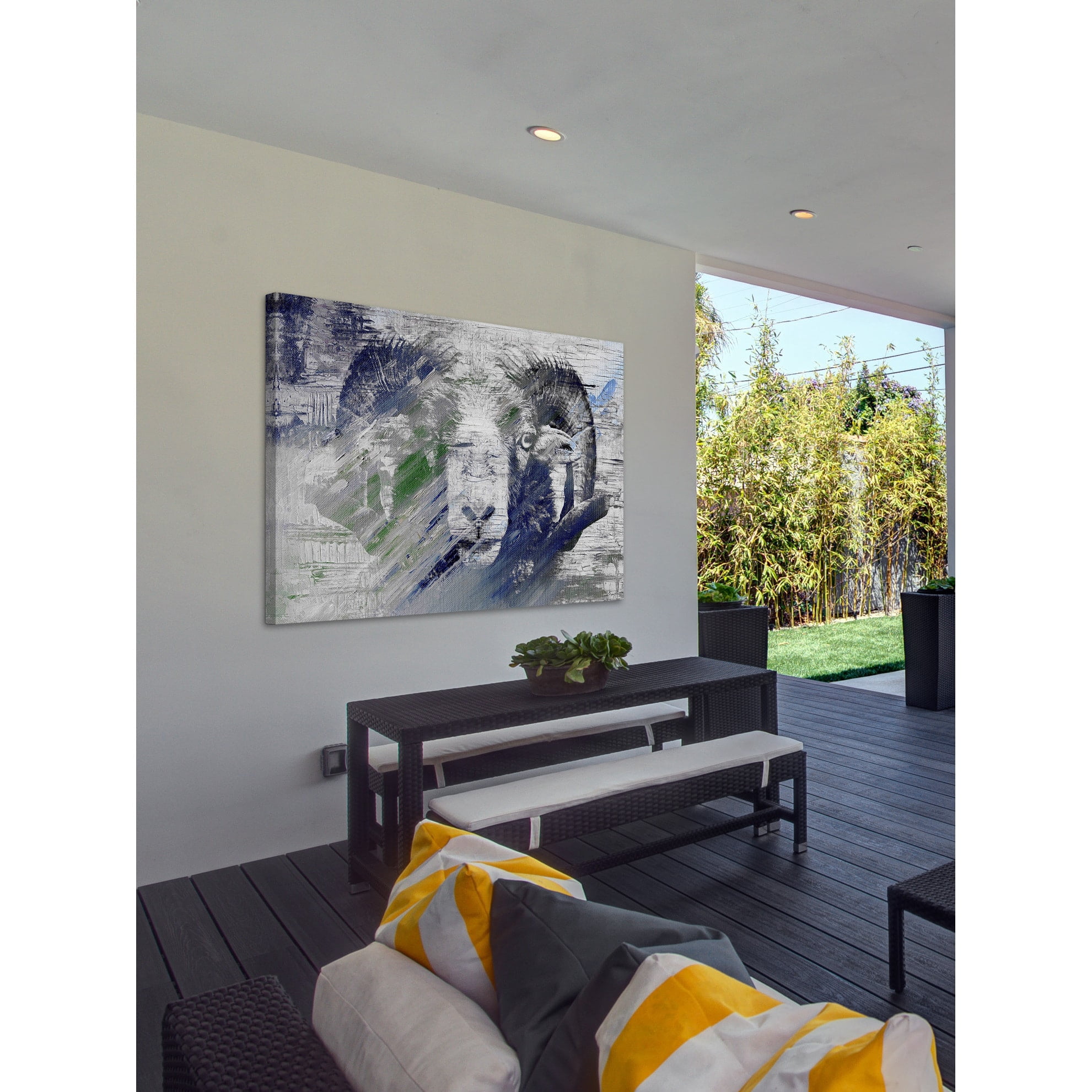 "Ram in Charge" Painting Print on Wrapped Canvas