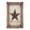 brown, variant on Sheer Curtains 54 Inch Length, Texas Star Vintage Semi Sheer Curtains Light Filtering Window Treatment, Bless Our Home Western Stars Country Privacy Voile Drapes for Living Room Bedroom 52x54 Inch
