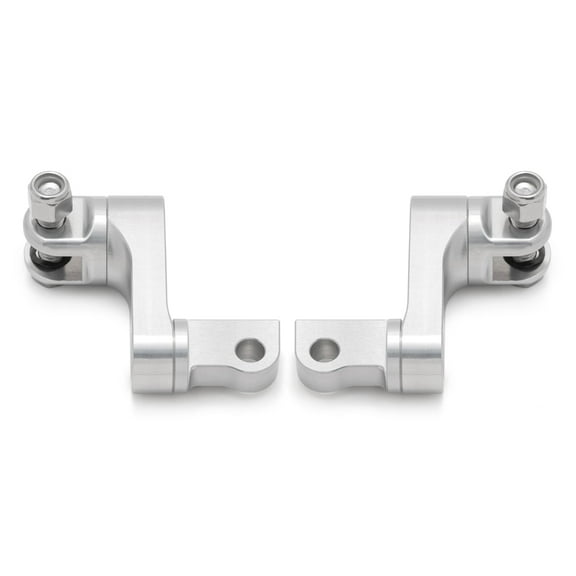 Pair Male Mount Foot Pegs Extensions For Harley Touring Road King Electra Glide Softail Fatboy Dyna